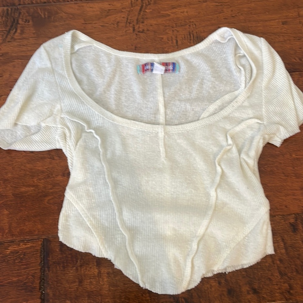 Urban outfitters, white crop top